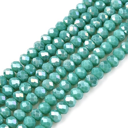 Electroplate Glass Beads Strands LS-EGLA-A044-P2mm-B31-1
