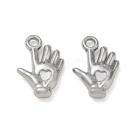 304 Stainless Steel Charms SA-CBAE5AC-01P-1