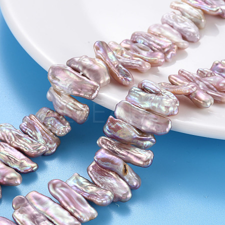 Natural Keshi Pearl Beads Strands PEAR-S020-H06-1