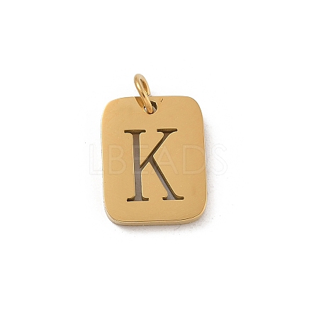 304 Stainless Steel Charms STAS-R001-01G-K-1