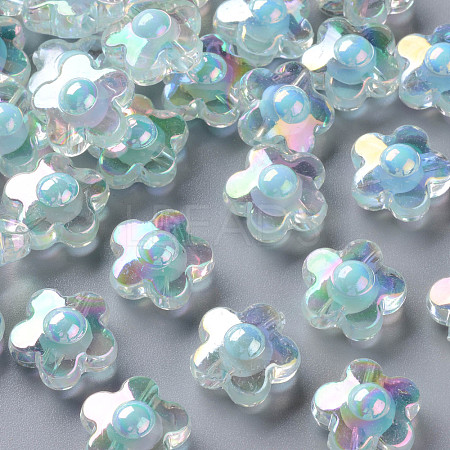 Transparent Acrylic Beads TACR-S152-09B-10-1