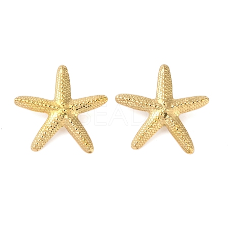 304 Stainless Steel Stud Earrings for Women EJEW-P289-01B-G-1