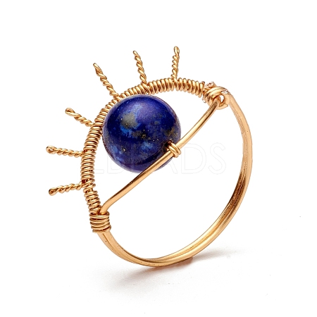 Healing Power Natural Lapis Lazuli Rings Set for Men Women X1-RJEW-TA00007-07-1