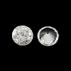 Diamond Shaped Cubic Zirconia Pointed Back Cabochons ZIRC-R004-12mm-01-1