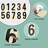 CREATCABIN 4 Sets 4 Colors PVC Self-adhesive Reflective Mailbox Stickers DIY-CN0002-26-6