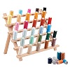 30 Spools Solid Wood Sewing Embroidery Thread Stand ODIS-WH0005-53-4