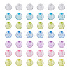 Cheriswelry 560Pcs 7 Colors Transparent Acrylic Beads MACR-CW0001-10-3