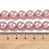 Electroplated Shell Pearl Beads Strands BSHE-G041-10mm-05-2