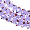 Handmade Bumpy Lampwork Beads Strands LA-CBA05D6-01-11-2