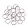 Spray Painted Iron Open Jump Rings LS-IFIN-F149-B09-2