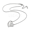 304 Stainless Steel Pendant Necklaces NJEW-G120-01P-3