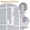 Plastic Mesh Sheet Hook FIND-WH0149-32A-01-4