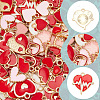 ARRICRAFT 72Pcs 18 Styles Alloy Enamel Pendants ENAM-AR0001-61-3