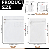 2Pcs 2 Styles Rectangle Canvas Cloth Zipper Pocket Storage Bags ABAG-NB0002-33B-2