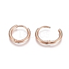 304 Stainless Steel Huggie Hoop Earrings EJEW-G272-02-10mm-RG-3