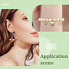 40Pcs 10 Styles Alloy Enamel Pendants ENAM-SC0004-70-5
