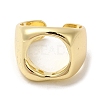 Brass Open Cuff Rings RJEW-Q778-09G-2