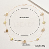 Cube Acrylic & Iron Flat Round Link Chain Long Necklaces for Women SF2895-2-5