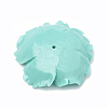 Dyed Synthetic Coral Bead Caps CORA-N002-3-02F-2