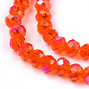 Electroplate Glass Beads Strands EGLA-A034-T2mm-L29-3