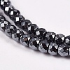 Non-Magnetic Synthetic Hematite Beads Strands G-Q410-3