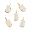 Brass Cat Eye Pendants KK-C251-09B-G01-1