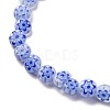 Handmade Millefiori Lampwork Beads Strands LAMP-G164-11E-3