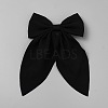 Polyester & Iron Alligator Hair Clips PHAR-WH0023-006P-C-1