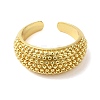 Rack Plating Brass Open Cuff Ring RJEW-F147-01G-2
