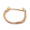Polyester Braided Adjustable Cord Bracelet BJEW-A099-03-2