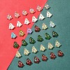 6Pcs Handmade Bumpy Glass Beads Strands LAMP-FS0001-16E-5