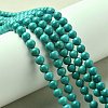 Natural Magnesite Round Beads Strands TURQ-G148-03-6mm-5