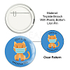 Tinplate Brooch JEWB-WH0012-037-3