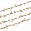 Handmade Brass Curb Chains CHC-I036-66G-1