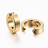 Ion Plating(IP) 304 Stainless Steel Clip-on Earrings EJEW-H351-18G-2