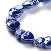 Glazed Porcelain Beads PORC-M003-09J-3