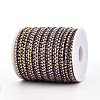 Iron Rhinestone Cup Chains CH-T006-04G-07-2