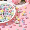 100G Imitation Pearl Acrylic Beads OACR-YW0003-84-4