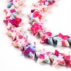 Spray Painted Synthetic Turquoise Beads Strands UNKW-T001-11K-02-2