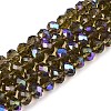 Electroplate Glass Beads Strands LS-EGLA-A044-T8mm-L16-1