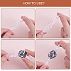12Pcs Wing Braided Nylon Cord Macrame Pouch Pendant Decorations AJEW-SW00009-04-3