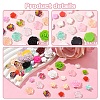 50Pcs 5 Styles Resin Cabochons CRES-YW0002-40-4