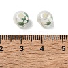 Sports Printed ABS Plastic Beads PL-CBA1C22-06-3