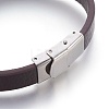 Microfiber Leather Cord Bracelets BJEW-L635-01A-01-3