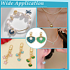 8Pcs 2 Colors Brass Enamel Pendants KK-PH0014-84-5