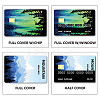 Rectangle PVC Plastic Waterproof Card Stickers Kit DIY-WH0539-001-4