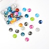 50Pcs Luminous Glass Cabochons sgGLAA-SZ0001-15B-1