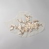 3D Flower Pattern Rayon Embroidery Ornament Accessories DIY-WH0399-52B-2