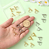 18Pcs 3 Colors Brass Clip-on Earring Findings KK-SC0006-61B-4