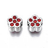 UV Plating Acrylic European Beads OACR-N010-042P-3